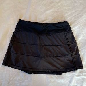 Lululemon Black Pace Rival Skirt (Long)